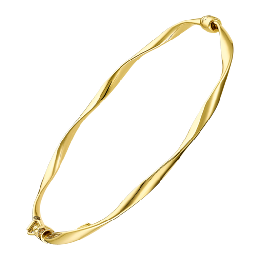 OS00001 PULSERA.RIGIDA.RIZADA.LISA  2.9gr