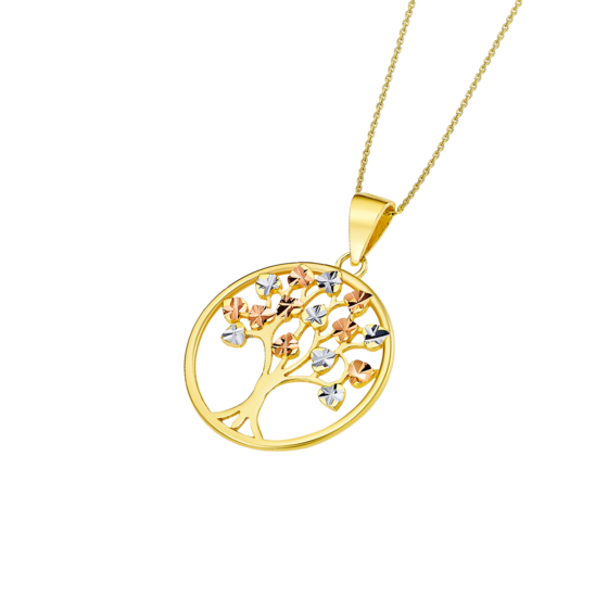 OS00016/43 COLLAR.TRICOLOR.ARBOL-20MM.LISO.  2.2gr