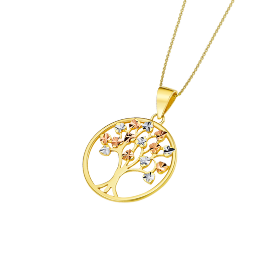 OS00016/43 COLLAR.TRICOLOR.ARBOL-20MM.LISO.  2.2gr