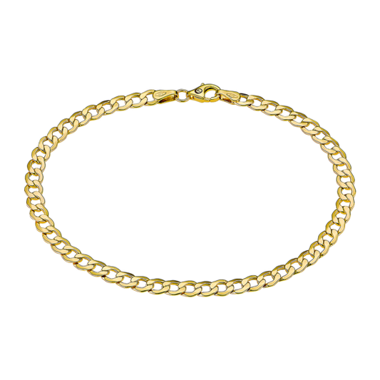 OS00037/21 2.3gr PULSERA.9K.CADENA.BARBADA6.21CM.LIS