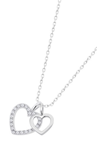 WS03131/45 COLLAR.2-CORAZONES-11MM-8MM.CIRC.42