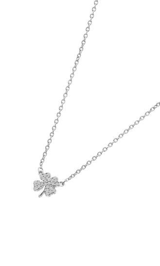 WS03281/45 COLLAR.COLGANTE.TREBOL.CIRC.42+3CM