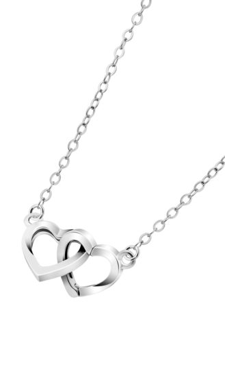 WS03330/45 COLLAR.COLGANTE.CORAZONES-ENLAZ-10M