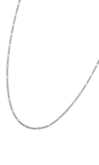 WS03697/45 CADENA.FINA.PLATEADA.42+3CM