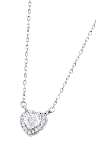 WS03711/45 COLLAR CORAZON CIRCONITAS 42+3cm