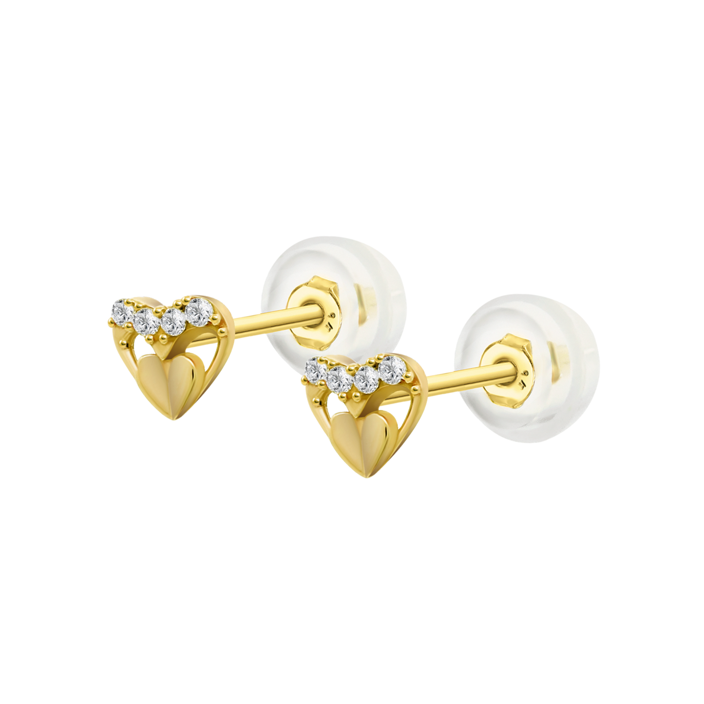 HIN00178 PDTES.SILI-ORO.CORAZON-5MM  0.34gr