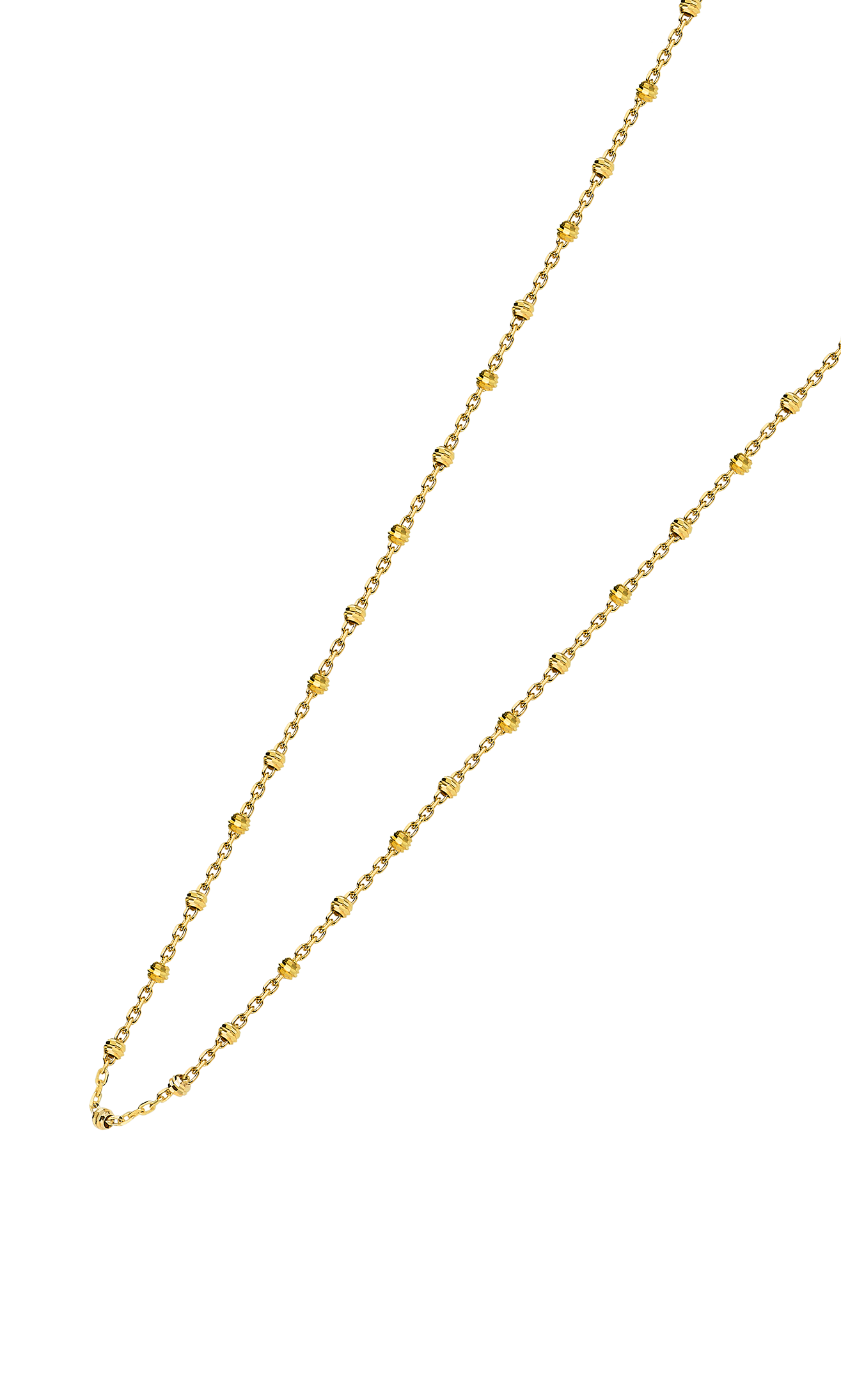 AP00101/45 COLLAR.BOLITAS-3MM.42+3CM.  1.46gr